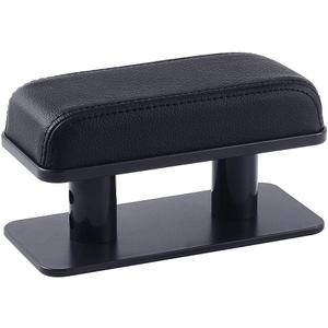 Adjustable Height Car Armrest Left Elbow Support Pad Anti-Fatigue Car Door Armrest Rest Pad (Black)