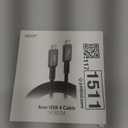 acer USB4 Cable 40Gbps, 8K@60Hz Thunderbolt 4/3 Cable, 240W Fast Charging Braided High Speed USB-C Video Cord Compatible with MacBook, SSD, Docking, iPhone 16 and More (3.3FT)