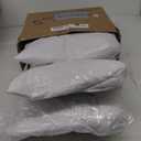 puredown Feather Down Throw Pillow Inserts 22 x 22 (Pack of 2, White), Big Throw Pillows for Floor, Couch, Bed, Machine Washable