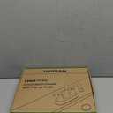 Bathroom Faucets for Sink 3 Hole, Hurran 4 inch Matte Black with Pop-up Drain and 2 Supply Hoses, Stainless Steel Lead-Free 2-Handle Centerset Faucet for Sink Vanity