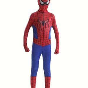 Spider-Man Themed Cosplay Jumpsuit Costume, Size 160