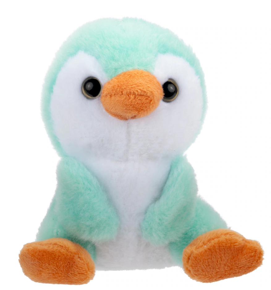 PETOOTIES 4 IN PLUSH MINT PENGUIN, 2 PACK