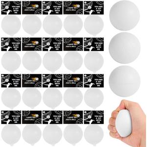 LiYiQ 24Pcs Volleyball Party Favors 2.36 Inch Volleyball Stress Balls Volleyball Birthday Favors Foam Volleyball Birthday Decorations Volleyball Goodie Bag Stuffers
