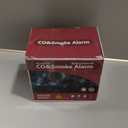 2 Pack Smoke and Carbon Monoxide Detector,Smoke Detector Carbon Monoxide Detector Combo with Batteries,Fire Alarm Smoke Detector with Test Button and Digital Display