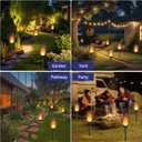 KYEKIO Solar Lights for Outside, 16Pack Solar Flame Torch Light, Garden Light Outdoor Waterproof, Solares Pathway Lights Outside for Yard Decorations, Flame Torches Outdoor Lighting Lawn Patio Art