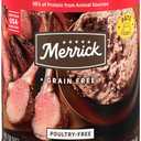 Merrick Grain Free Premium And Natural Canned Dog Food, Soft And Healthy Wet Recipe, Real Beef Lamb And Bison - (Pack of 12) 12.7 oz. Cans (EXP 09/01/27)