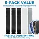 LITIAN Pickleball Edge Guard Tape - 5 Pack Protection Tapes for 16mm & 20mm Paddles, Wrinkle-Free Adhesive, Easy Application - Pickleball Accessories