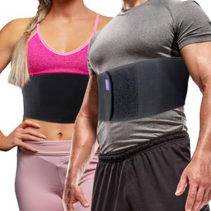 Everyday Medical Broken Rib Brace for Men & Women - Bamboo Charcoal Rib Protector, Post-Surgery Chest Compression Wrap for Cracked, Fractured, Dislocated, Broken or Bruised Ribs - Medium (Small/Medium (Pack of 1))