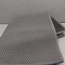 Pieviev Cat Litter Mat Double Layer Waterproof Urine Proof Trapping Mat 1 Pack (Gray, 36x30 Inch (Pack of 1))