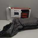 Portable USB Heated Blanket, 3 Heat Settings Heated Blanket 3 Hrs Auto Off, 58x38 with Overheat Protection Fast Heating for Home Office Outdoor Camping Travel(Battery Pack Not Included) (Grey)