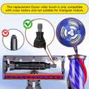 Upgraded Version Anti-Tangle For Dyson Roller Brush Replacement For V10 SV12 SV27 - For Dyson Brush Replacement, Prevent hair tangles, Part Number 968266-02