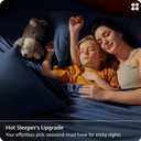 Bedsure King Size Sheets Set, Cooling Sheets for Hot Sleepers, Rayon Derived from Bamboo, PureWoven, Breathable & Soft, Deep Pocket Up to 16 Inches, Hotel Luxury Silky Bedding, Navy