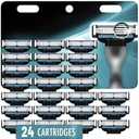 Mach 3 Razor Refills for Men,Razor Blade Refills for Men Compatible with mach 3 razor blades refills with Mach3 Razors, Dual Lubrication Blades for Extra Close & Comfortable Shave