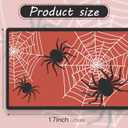 WRAPAHOLIC 50 Sheets Halloween Paper Place Mats - 11 x 17 Inch Disposable Placemat Spider and Spider Web Decorative Paper Table Mats for Dinner Table Setting Halloween Party Supplies