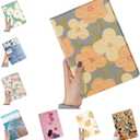 Floral Case for iPad A16 2025 (11th Gen, 11")/ iPad 10th Generation 2022 10.9" Case Flower Pattern Cute Slim Leather Folio Smart Cover with Pencil Holder Auto Sleep/Wake (Color E)