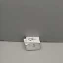 Glass Door Knobs Interior, Vintage Style Privacy Crystal Door Knobs with Lock, Antique Brass Door Knobs for Bedroom Bathroom, Push Pin Button Inside Lock, 1 Pack