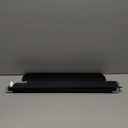 1.5" Deep Frame for 18x22 Canvas Paintings, DIY Metal Floating Frame for Artists Designers Landscape Portrait Artwork, Modern Home Office Wall Decor (Black)