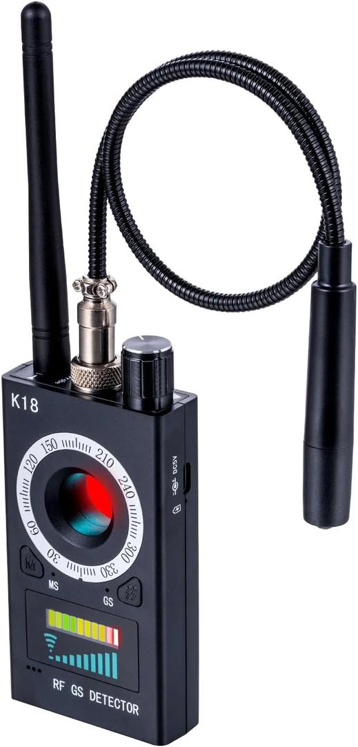 Hidden Camera Detector, Anti-Spy Detector, Insect Detector, GPS Detector RF Signal Scanner, Device Detector GPS Tracker Listening Device