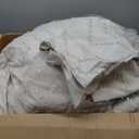 Andency Comforter Full Size Set, Beige Boho Cream Soft Warm Tufted Neutral Bedding Comforter Sets for Full Size Bed, 3 Pieces Aesthetic Chevron Farmhouse Cute Bohemian Textured Bedding Set (Full (79"x90"))