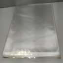 50 Pack Acid-Free Crystal Clear Sleeves Storage Bags for 13x19 Art Prints/Pictures/Photos/Framing Mat Mattes (Bag Size: 13 2/5" x19 1/2")