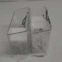 vacane 2 Pack Plastic Adhesive Mount Over Cabinet Door Organizer, Wall Organization Container Makeup Organizer Hanging Basket Bins for Kitchen, Pantry, Craft Room, Office, Space Saving Holder (Large)