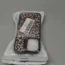 J.west Magnetic Case for iPhone 16 Case 6.1" Compatible with Magsafe,Matte Black Camera Lens Kickstand Drop Protection Animal Leopard Shockproof Rugged Phone Cover Cases Pack of 3