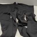 CHRLEISURE Women's Fleece Lined Tights - Fake Sheer Warm Pantyhose Thick Winter Leggings M/L Pack of 2