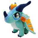 Soft Plush Wings Dragon Figures Stuffed Animals Toy Pillow Doll, Pterosaur Flying Sky Blue Dragon Plushie Toys Best Birthday Christmas Anniversary Fiesta Party Festival Gifts for Adults Kids Baby Toys