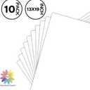 Mat Board Center, 10 Pack 13x19 White Backing Boards, Cardboard for Arts, Prints, Frames, Photos and More