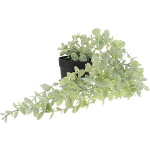 BESTYASH Garden Wall Mounted Faux Rattan Hanging Plant Decor Indoor Outdoor Simulation Ornament Lightweight Greenery for Home Fence Garden Decoration