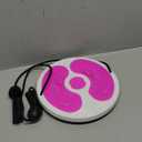 Ab Twist Waist Disc, Adjustable Waist Trainer Twisting Disc with Handles, Waist Slimming Rotating Disc for Waist, Arms, Hips and Thighs with Massage Foot Sole (pink)