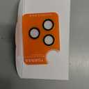 TORRAS 3-Year Ultimate Durability for iPhone 17 Pro Max/17 Pro Camera Lens Protector-1:1 Invisible Fit & Ultra Clarity, Military-Grade 9H+ Aerospace Glass Anti-Scratch Easy Installation, Cosmic Orange