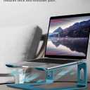 ALASHI Laptop Stand for Desk, Aluminum Computer Riser, Ergonomic Notebook Holder, Detachable Metal Laptops Elevator, PC Cooling Mount Support 10 to 15.6 Inches Notebook, Navy Blue