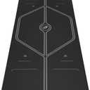 Liforme XL Yoga Mat Free Yoga Bag Included - Patented Alignment System, Warrior-like Grip, Non-slip, Eco-friendly, sweat-resistant, long, wide, 4.2mm thick mat for comfort