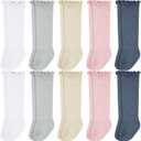 Mepase Long Preemie Socks Premature Newborn Baby Knee Cotton Socks for Girls Boys Infant Toddler