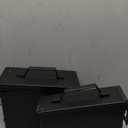HARDROCK Metal Ammo Can,Ammo Box Black (30cal+ 50cal 2pcs)