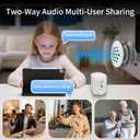 Goalake Wireless Security Cameras, 3MP WiFi Battery Powered Camera with AI Motion Detection, 2-Way Talk, Spotlight, Siren, IP65, Cloud & Up to 256G SD Storage