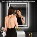 LOAAO 20X28 LED Bathroom Mirror with Lights, Anti-Fog, Dimmable, Backlit + Front Lit, Lighted Bathroom Vanity Mirror for Wall, Memory Function, Tempered Glass, Shatter-Proof, ETL Listed