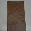 HEIPINIUYE 2 Pack Brown Round Tablecloth 84 Inch Round Plastic Table Cloth Waterproof Disposable Round Table Cover for Party Birthday Camping Picnic Baby Shower Circle Tablecloth