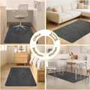 BesWin Office Chair Mat for Hard Floors, 36" x 48" Heavy Duty Desk Floor Mat for Hardwood/Tile Floors, Computer Chair Mat for Rolling Chair, Anti Slip Desk Rug PVC Floor Protector Mat for Office Home