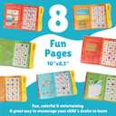 Preschool Learning Activities Book  Interactive ABC Sound Book, Toddler Learning Toy for Kids Ages 3+, Educational Alphabet Toy for Boys and Girls.