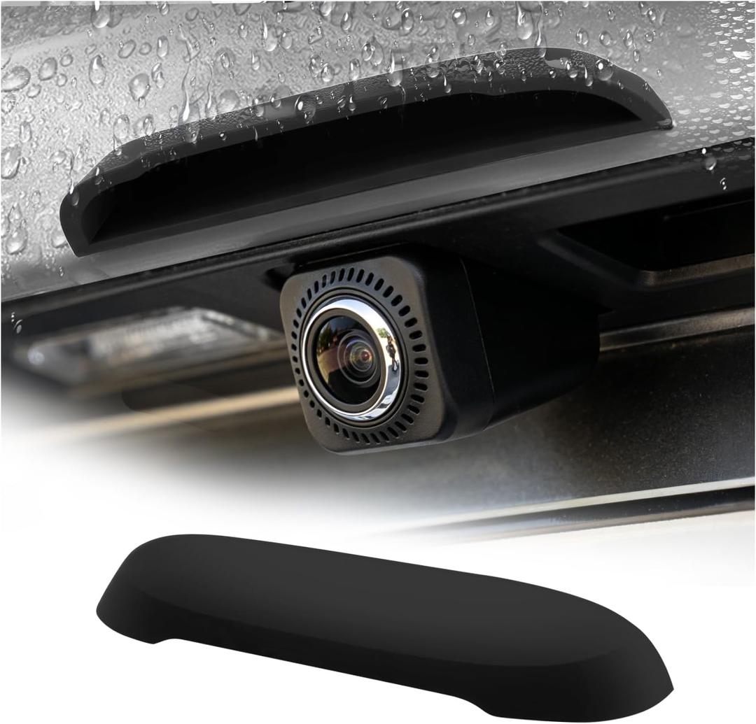 Upgraded Car Backup Camera Rain Shield Silicone,Wider Backup Camera for Car Rain Cover for Clear Reversing Image,Self-Adhesive Reverse Cameras Rains Shield Car Accessories(Small:For widths:0.63-0.9)