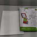 C-Line Recycled Project Folders with Thumb Cut Fronts, Reduced Glare, Letter Size, Clear, 25 per Box (62127)