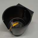 Universal Large Cup Holder Wall Mount, Heavy Duty Plastic Drink Holder for Boat Car Truck RV Bus Tractor Wall Wood, Vertical or Horizontal Mount, Fit Most Cups, Bottles, Cans, Tumblers Black Pack of 1