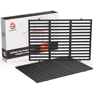 Genesis ii Grill Grates for Weber Genesis II 300 and Genesis II LX 300 Series Grills, Genesis II E&S 310 315 320 325 340, 18.75" Grill Parts for Weber Genesis 2, Weber 66095 66802,66805, Cast Iron