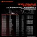 A-Premium Rear CV Axle Shaft Assembly - Compatible with Mercedes-Benz GLE300d 2016-2017, GLE350, GLE400, GLE550e, GLE63 AMG S, ML250, ML350, ML400, ML550, ML63 AMG, GL450, GL550, GLS350d, GLS63 AMG