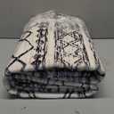 KUTA Moroccan Kitchen Rugs 3x8, Non-Slip Vintage Black Navy Blue Boho Hallway Runner Rug Ultra Soft Print Geometric Floor Carpet Runners for Bedroom Laundry Living Room