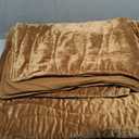 Amazon.com: EVERGRACE Luxury Velvet Quilt King Size, Ultra Soft Wave Crushed Velvet Bedding Set, Lightweight Quilted Comforter Set for All Season, Oversized Bedspread Coverlet with 2 Shams, Harvest Gold : Home & Kitchen