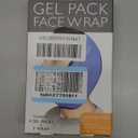 LotFancy Face Ice Pack Wrap for TMJ, Wisdom Teeth, with 4 Reusable Hot Cold Therapy Gel Packs, Pain Relief for Head, Oral and Facial Surgery, Dental Implants, Blue (Blue(one Size Fits Most))