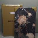 Vintage Flower Wall Art Dark Floral Canvas Wall Art Botanical Farmhouse Prints Black Flower Pictures Wall Decor Moody Floral Artwork Painting for Living Room Bedroom 16x24x3 Inch Framed